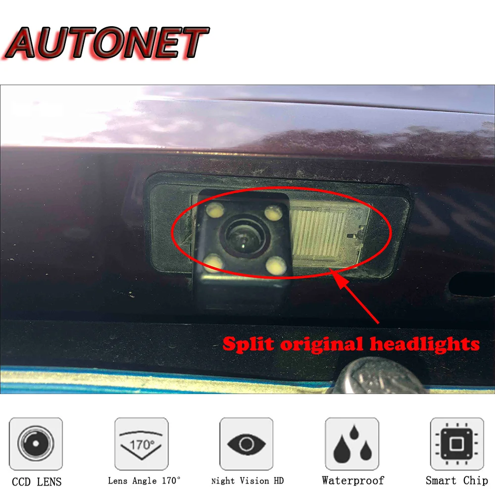 

AUTONET HD Night Vision Backup Rear View camera For Peugeot 208 2008 301 307 307CC 308 408 508 Citroen C5 C4 MG3/Original hole