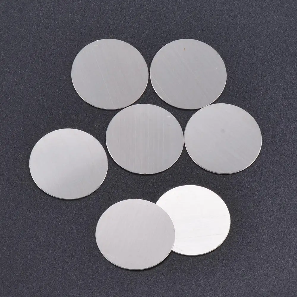 5PCS 22mm diy floating charms Locket wholesale Floating plate mix Stainless steel blank plates for floating lockets Jewelry