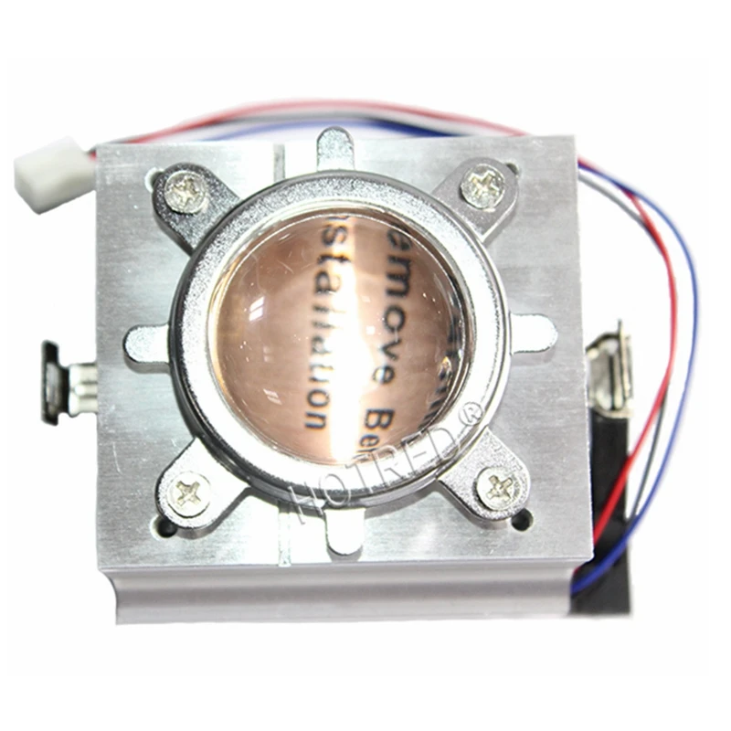 DIY High Power LED Cooling Aluminum Heatsink Fan Cooler + 44.5mm LED LENS + Base Bracket For 20W - 50W DIY Led Lamp Light