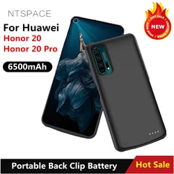 Powerbank Cover For Huawei Honor 20 Pro Battery Cases 6500mAh Portable Charger Extenal Battery Power Bank Case For Honor 20