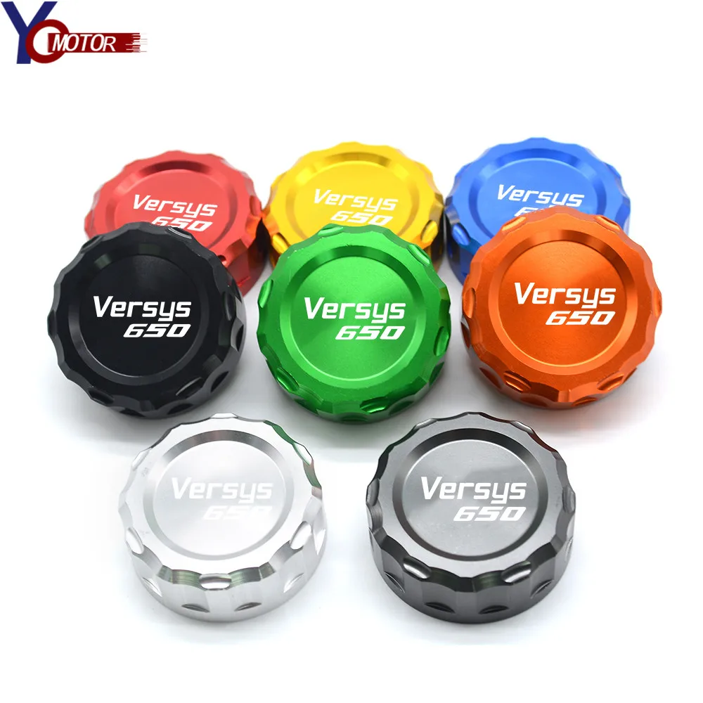 

Aluminum Rear Brake Fluid Reservoir Cover Caps Cylinder Reservoir Cover For Kawasaki VERSYS650 VERSYS 650 Motorcycle Accessories