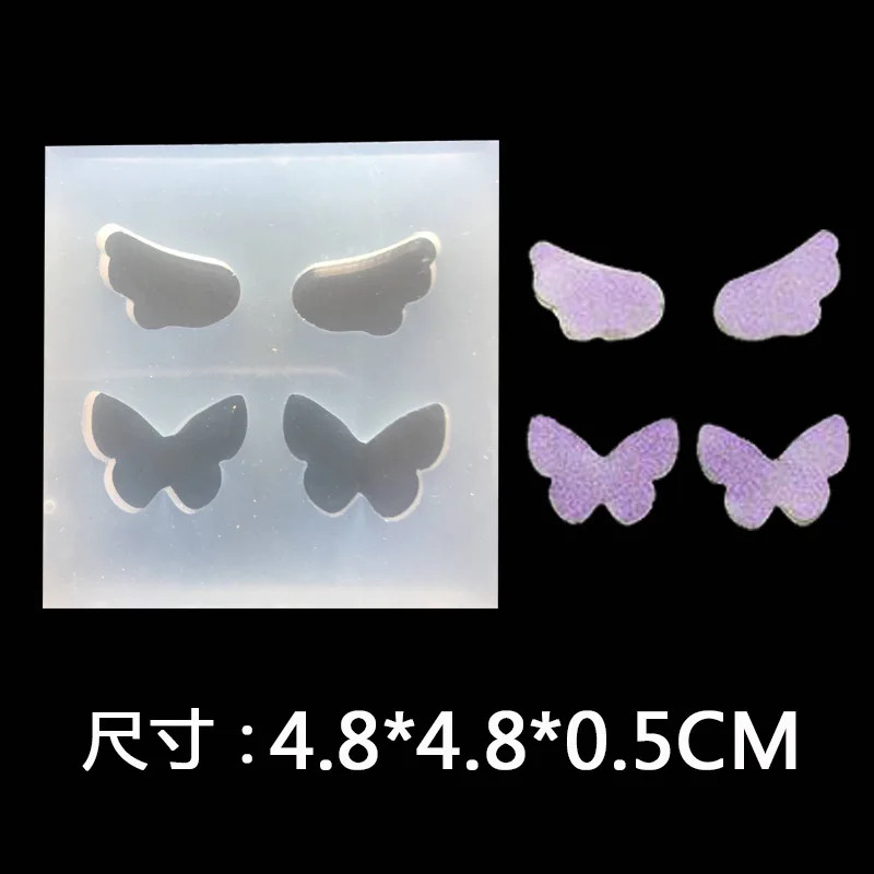 Moldes de silicona líquida para hacer joyas, 1 unidad, corona, dijes de animales, artesanía, DIY, resina UV, para pendientes, collar, decoraciones