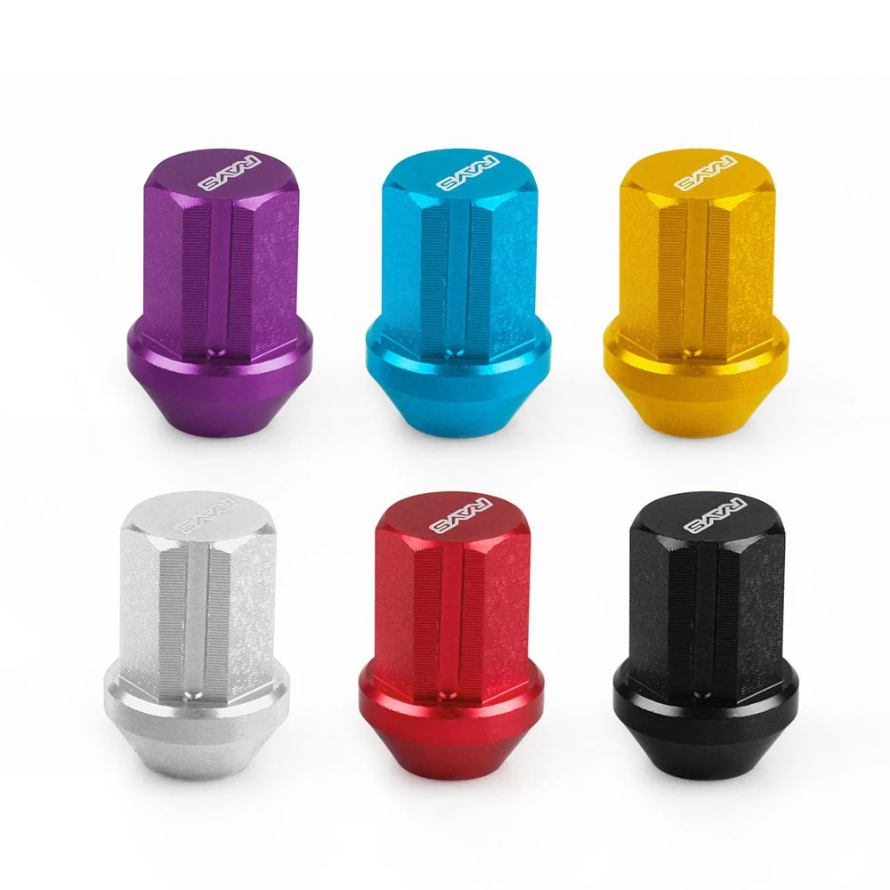 Rays Performace Alloy Aluminum Wheel Lock Nuts Racing Lug Nuts Length 35MM