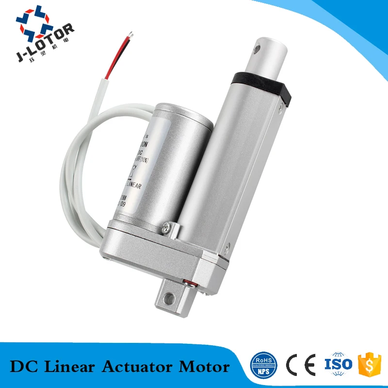 Impulso Curso 300 mm Atuador Linear Dc12v 24v Hidráulica Push Haste Telescópica para Cama de Janela Elétrica e Sofá ou Elevador de Mesa