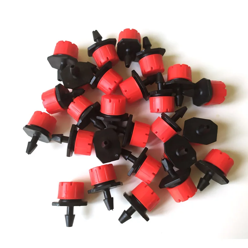 

50 Pcs 4/7 MM Adjustable Nozzle For Garden Drip Irrigation Sprinkler Irrigation System Patio Terrace Watering