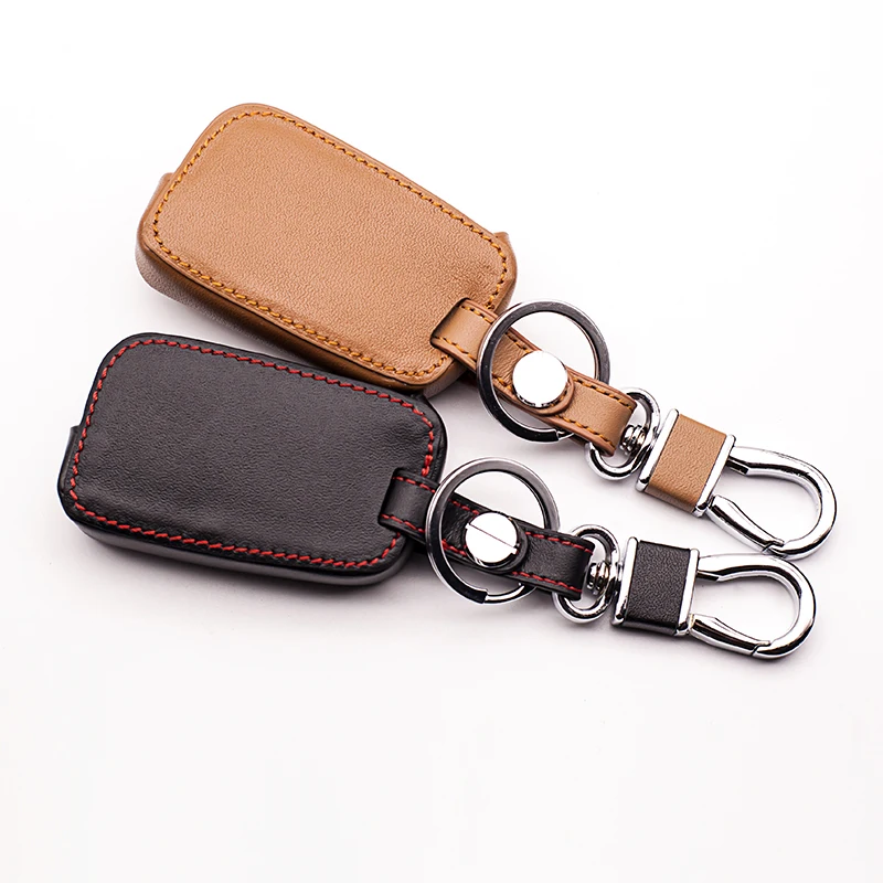 Classic Design Car Leather Key Cover Case Suitable for Volkswagen Golf Case 7 GTI MK7 POLO For Skoda Octavia A7 keys accessories