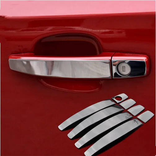 Car door handles cover sticker for Chevrolet Cruze Captiva AVEO TRAX Malibu Opel Mokka VAUXHALL ASTRA J/for Buick REGAL ENCORE