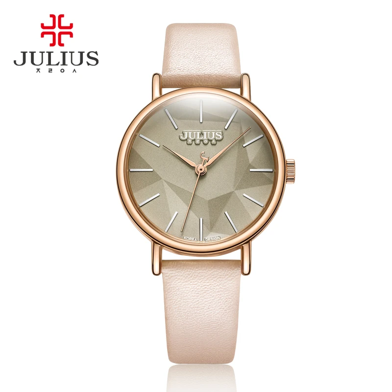 2018 Summer New Creative Women Quartz Wrist Watch Julius Montre Femme Genuine Clock Hour Japan 2035 Movement Casual Watch JA-985