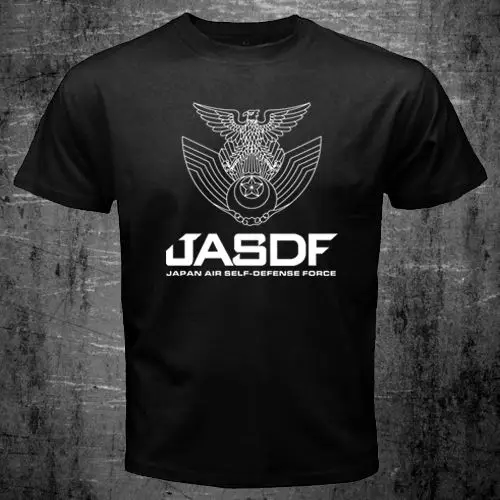 Special Japan Air Self-Defense T shirt printed top tee shirt US size