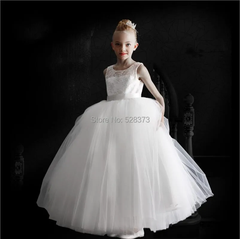 

YNQNFS FG5 Girl kid's dress Ball Gown Puffy Tulle Skirt Kids Dresses Flower Girl Dresses 2024 vestido de novia