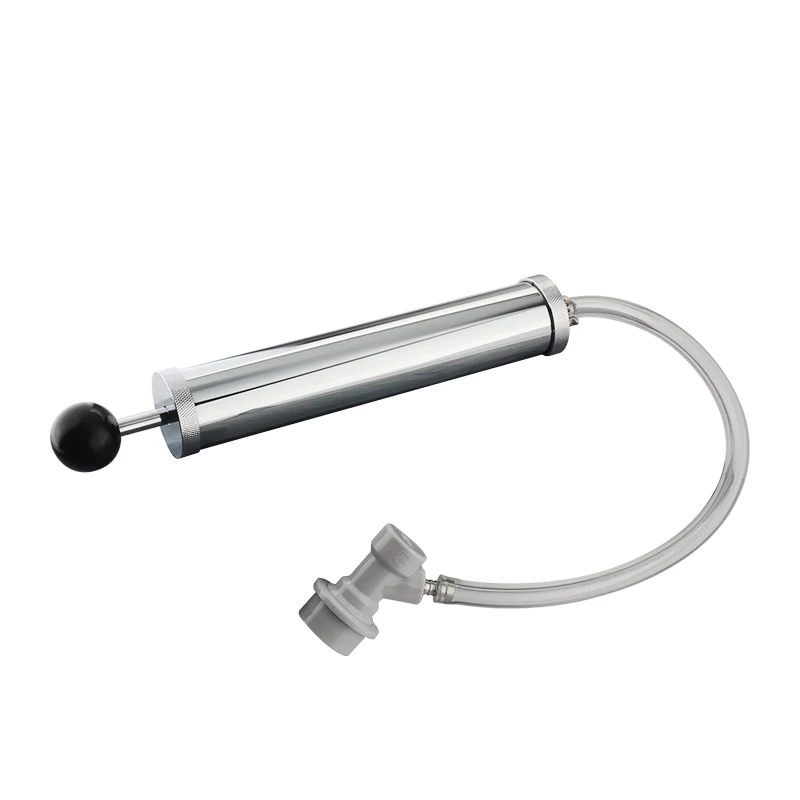 Beer Keg Air Pump,Co2 Pump With Gas Ball Lock,8 Inch Party Pump Beer Keg Tap Kit Homebrew Kegging Brewing Equipment