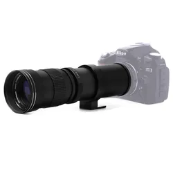 420-800mm F/8.3-16 Super teleobiektyw zmiennoogniskowy + T2 Adapter do Nikon D3200 D3300 D5200 D5500 D7000 D7200 D800 D90 DSLR