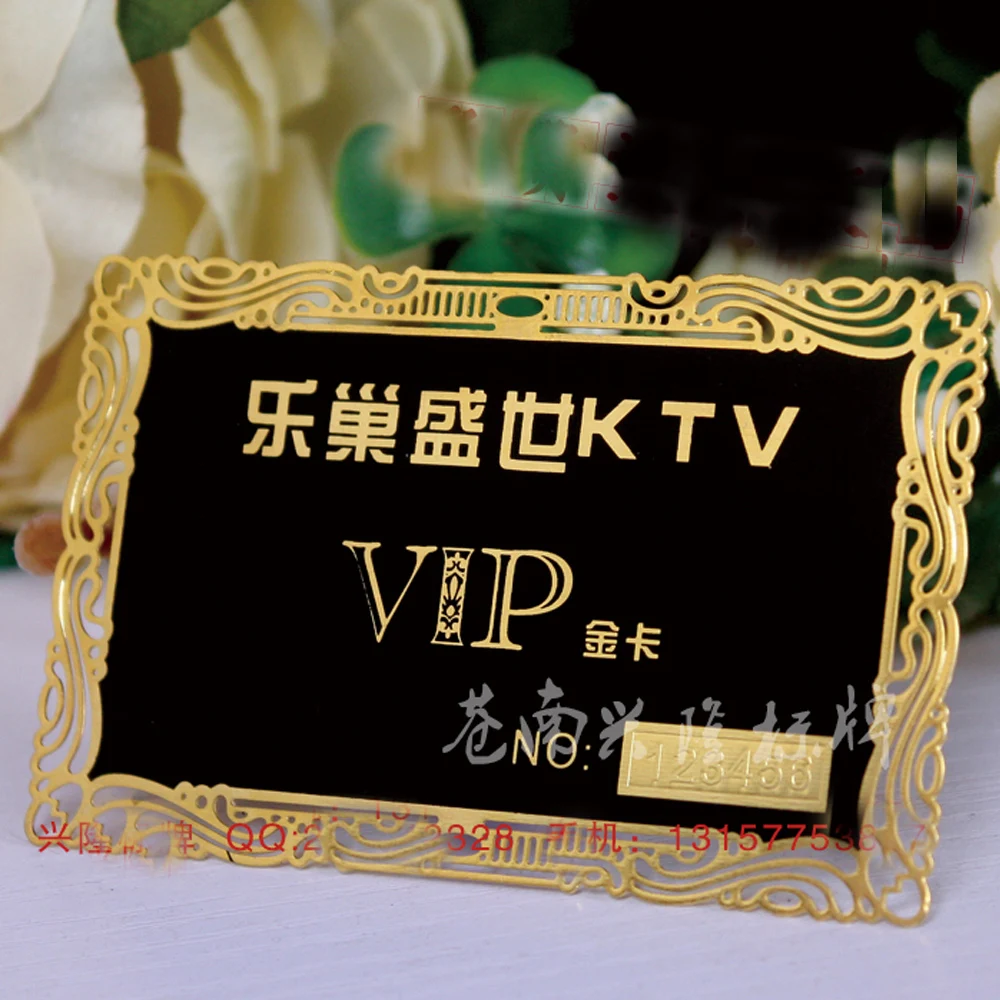 100pcs custom business card printing/ metal pvc name card printing/waterproof /metal VIP card/Free Shipping & design