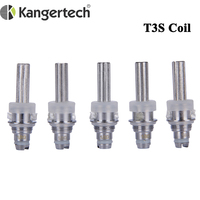 5pcs/lot Original Kanger T3S Heating Coil 1.8ohm 2.2ohm 2.5ohm Atomizer Replacement Core For Kangertech T3S Atomizer