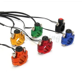 22MM CNC Universal Handlebar ฆ่าสวิทช์ On Off ปุ่มหมุน Bar Clamp สําหรับ KTM EXC SX-F XC-F CRF KLX KXF YZF WRF RM RMZ DRZ