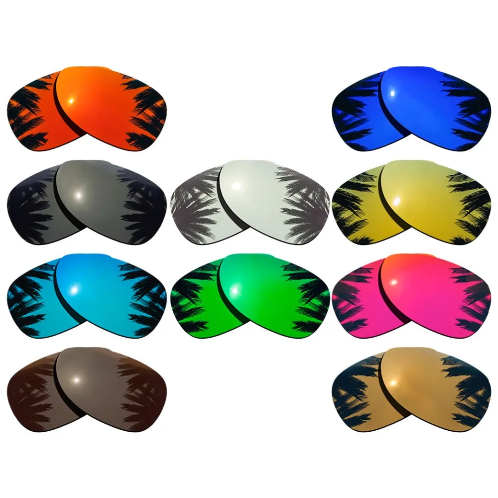 

Polarized Mirrored Coating Replacement Lenses for-Oakley Felon Frame Multi-Colors