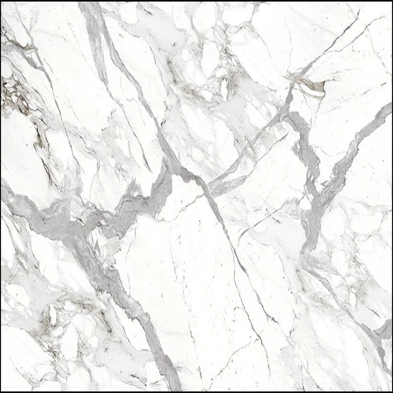 Decorative wallpaper Modern simple white marble background wall