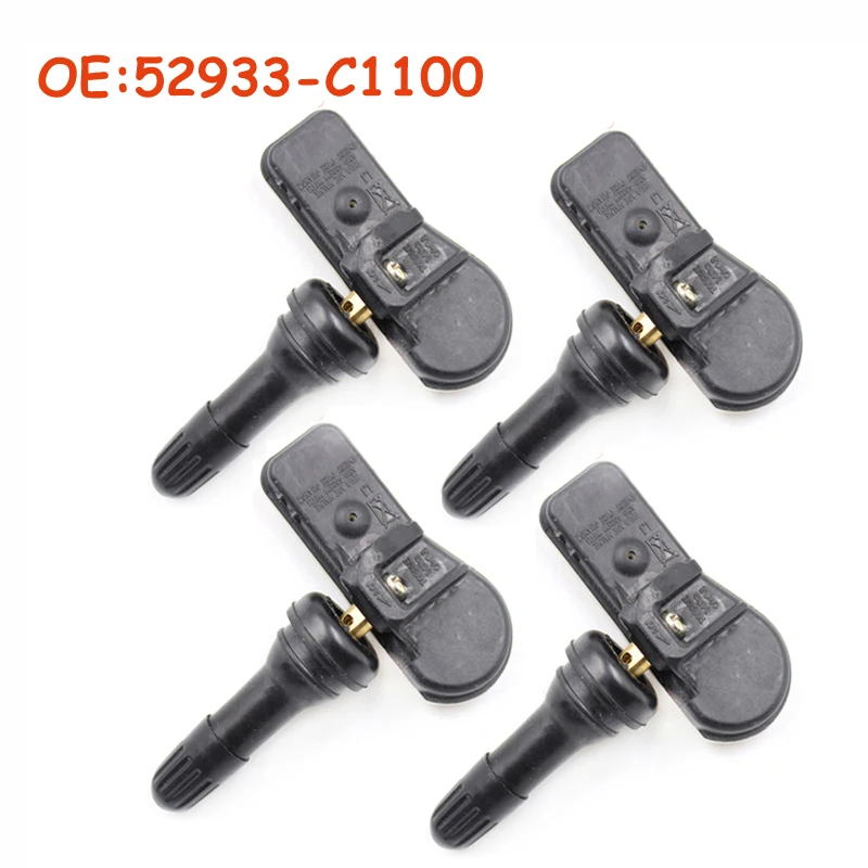 

4 PCS 52933-C1100 52933C1100 For 2016 2017 2018 Hyundai Creta IX25 Tucson i40 ix35 Tire Pressure Monitor TPMS car accessories