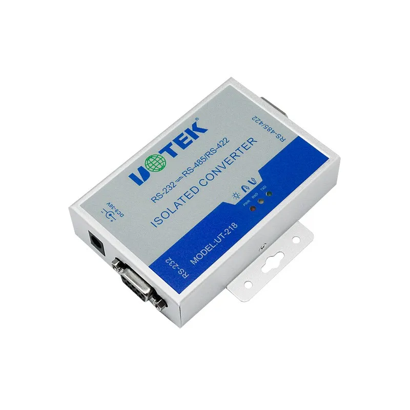 

UT-218 RS-232 to RS-485/RS-422 Photoelectric Isolation Interface Converter 2.5KVrms enhanced lighting, surge ESD protection