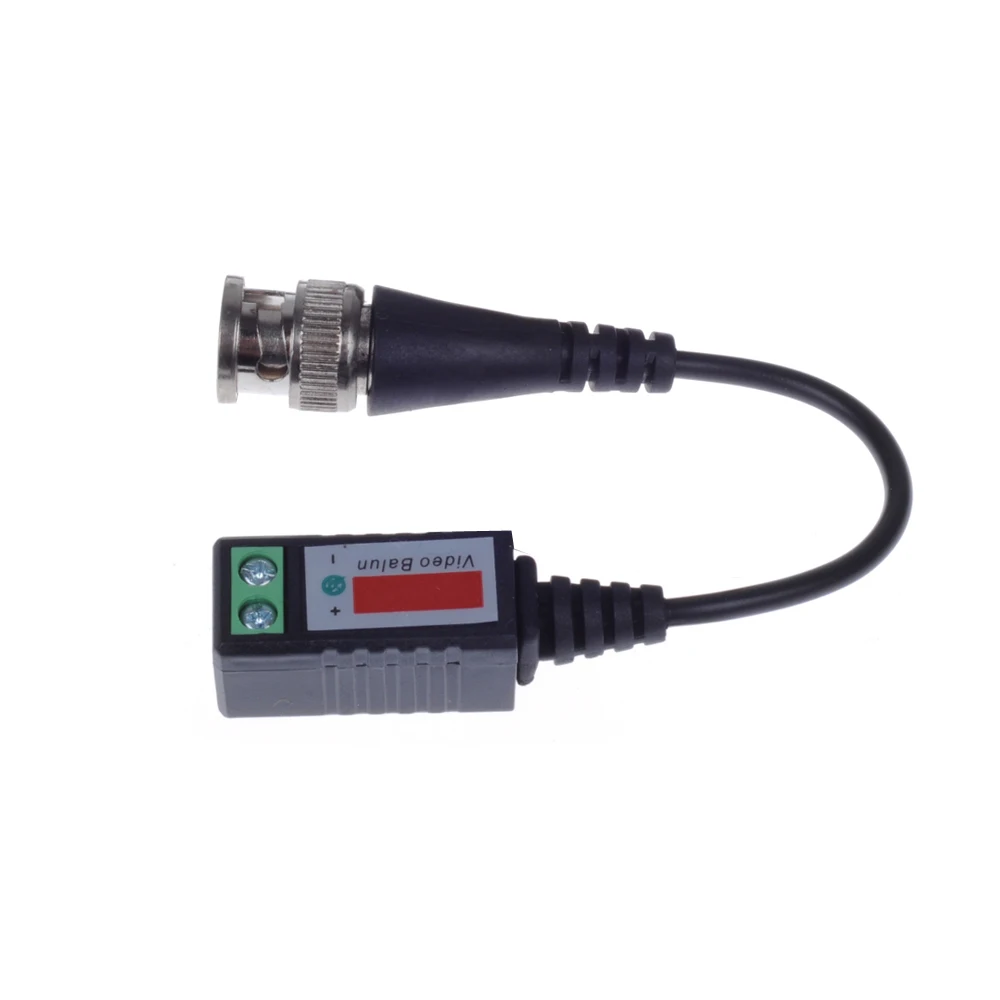 Transceptor pasivo de vídeo trenzado BNC CCTV Balun UTP Balun BNC Cat5 CCTV UTP Video Balun de hasta 3000 pies de alcance