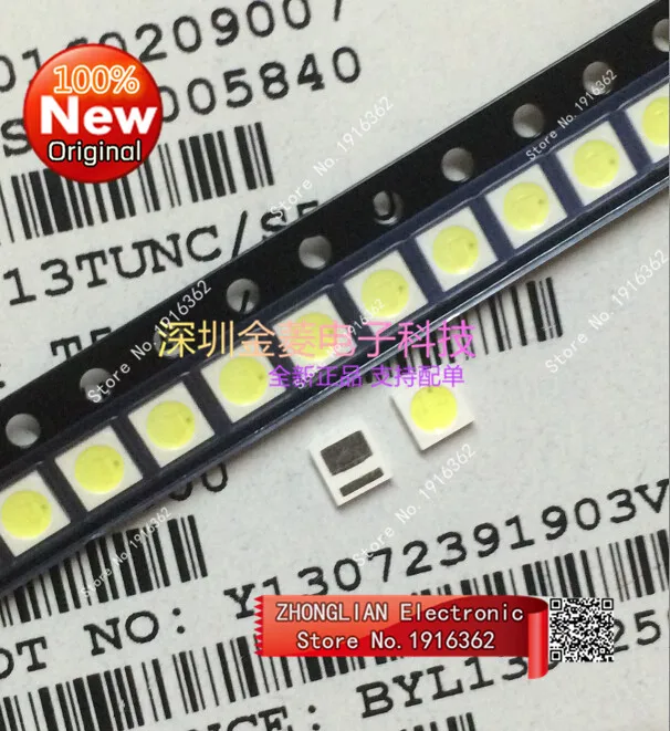 

200PCS/Lot LCD TV backlight lamp 3030 1W 3V TV special cold white backlight