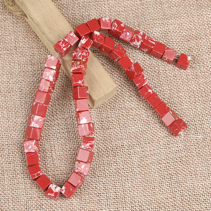 Colors for women  of all ages  and The  Semiprecious  bead  IS  Sharp  polygon Synthesis emperor  stone  Bead  chain loose bead