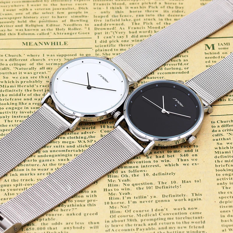 SINOBI Watch Men Wrist Watches Business Watches Luxury Brand Male Geneva Quartz Clock Montres Hommes Saat Relogio Masculino 2017