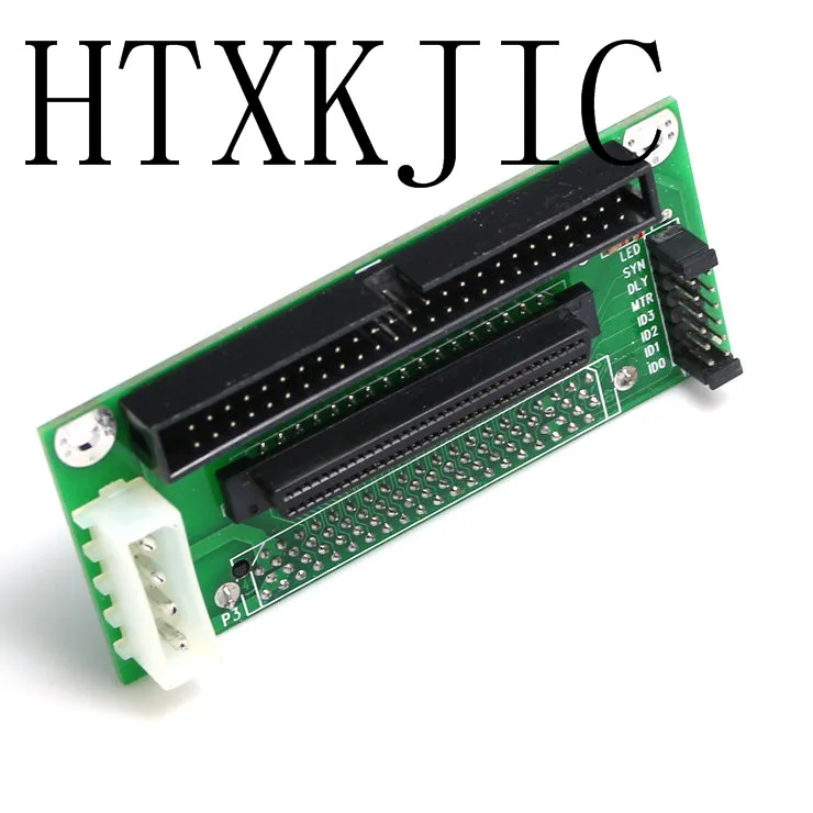 SCSI SCA 80 PIN TO 68 50 PIN SCSI Adapter SCA 80 PIN TO SCSI 68 IDE 50 Freeshipping Wholesale