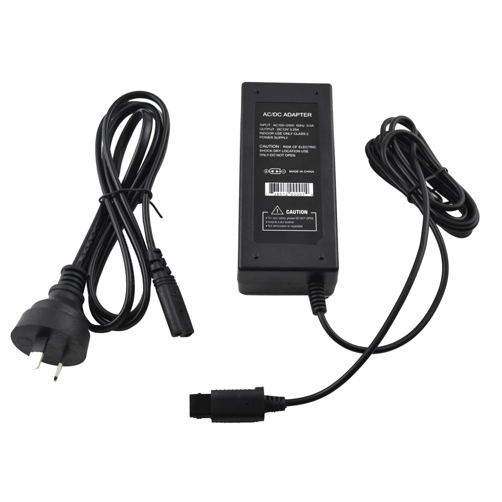 10pcs a lot AU Plug AC Adapter Power Supply for  NGC gamecube Console with Power Cable