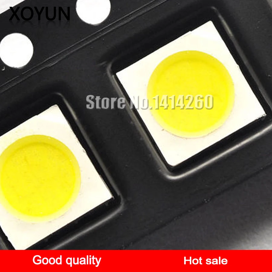 

100pcs/lot SMD LED5050 with bright yellow light and yellow luminous tube