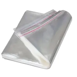 100 PCS/Lot 20*30cm Clear Resealable Cellophane/BOPP/Poly Bags Transparent Opp For Plastic Bag Self Adhesive Seal