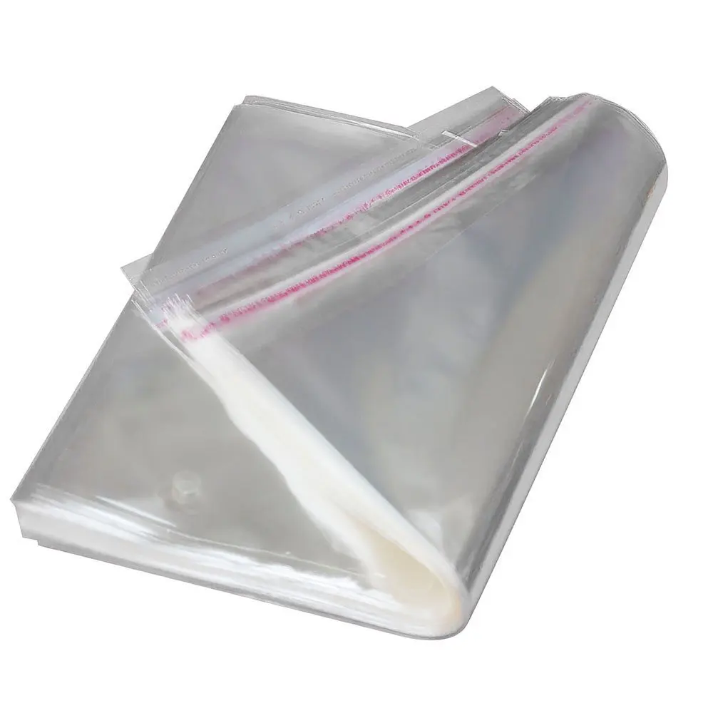 100 PCS/Lot 20*30cm Clear Resealable Cellophane/BOPP/Poly Bags Transparent Opp For Plastic Bag Self Adhesive Seal 