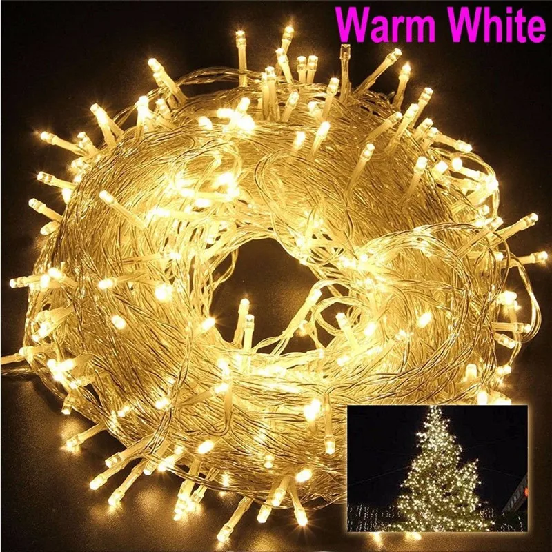 

Christmas Outdoor String Lights Garland 5M 10M 20M 30M 50M 100M Waterproof LED Fairy Light for Wedding Party Xmas Holiday Light