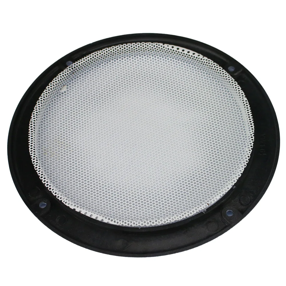 GHXAMP 4 inch 6.5 inch Speaker Cover White Grill Mesh Protective Cover For Ceiling Speaker Car Subwoofer Loudspeaker 2pcs