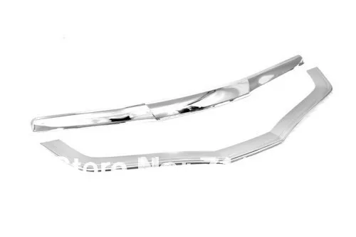 

Car Styling Chrome Front Grille Top & Bottom Trim For Honda Jazz / Fit 2009-2012