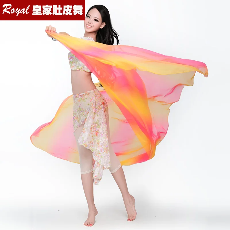 Hot Sale Women Multicolor Bellydance Veil Scarf Performance Yarn Bellydancing Scarves dance Costume Belly dance accessories 9015