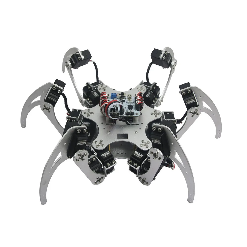 Assembled 18DOF Robot With LD-1501 Servos & Controller Aluminium Hexapod Spider Six Legs Robot