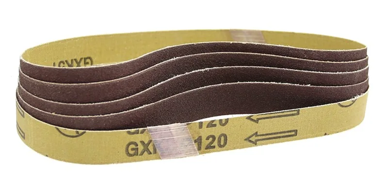 10 Stück 520 x 20 mm/330 x 10 mm/457 x 13 mm Schleifbänder für Mini-Luftbandschleifer – Detail 3