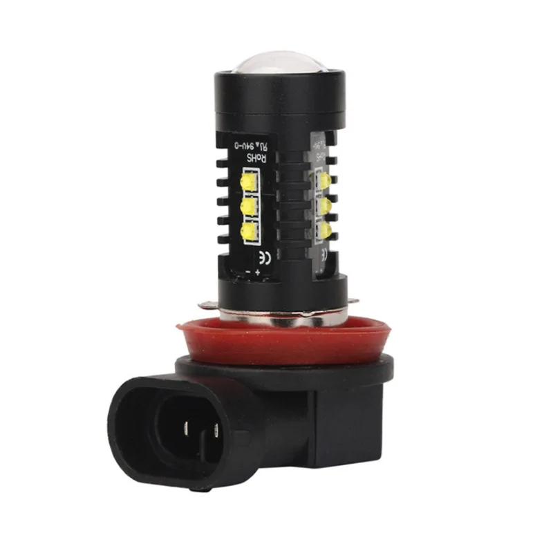 

JanDeNing 2PCS H8 H11 60W 12-SMD Car LED Fog Light Bulbs daytime running lights Driving Lamp Bulbs 1960LM 6000K