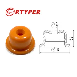 100pcs High Quality universal fuel injector pintle cap Fuel injector Plastic Caps pintle caps 2.1*12*6.7mm 31018