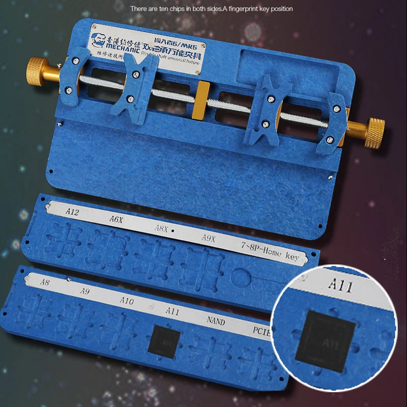 ทนอุณหภูมิสูง PCB ผู้ถือยึดสำหรับ iPhone เมนบอร์ด A8 A9 A10 A11 A12 NAND PCIE CPU ชิป IC ซ่อมเครื่องมือ