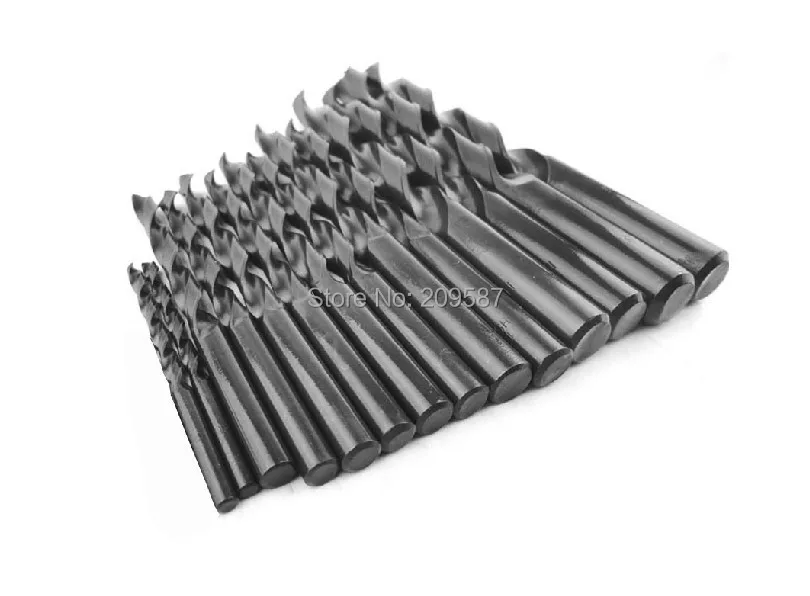 5pcs Straight Shank HSS9341 Rolled Twist Drill Bits Diameter 9.5mm (0.3740