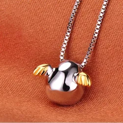 New Fashion Wholesale Creative Exquisite 925 Sterling Silver Jewelry Angel Egg Popular Female Pendant Necklaces XL083