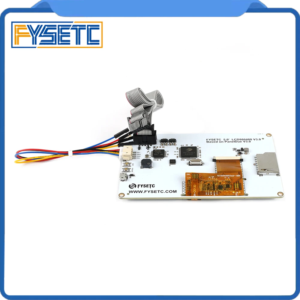 Eleven mása 5'' 5 hüvelykes paneldue 5i Integrált paneldue Szín érintse Hamis színben tüntet fel controllers számára duetwifi Duett 2 Ethernet 3D Nyomdász alkatrészek