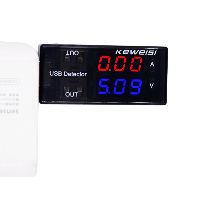 Dual-Port-USB Strom Spannung Tester USB Voltmeter Amperemeter Mit LCD-Display Für Handy Tablet Power
