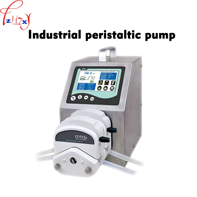 

110/220V Industrial peristaltic pump 2*YZ1515x stainless steel intelligent version of the peristaltic pump with LCD display