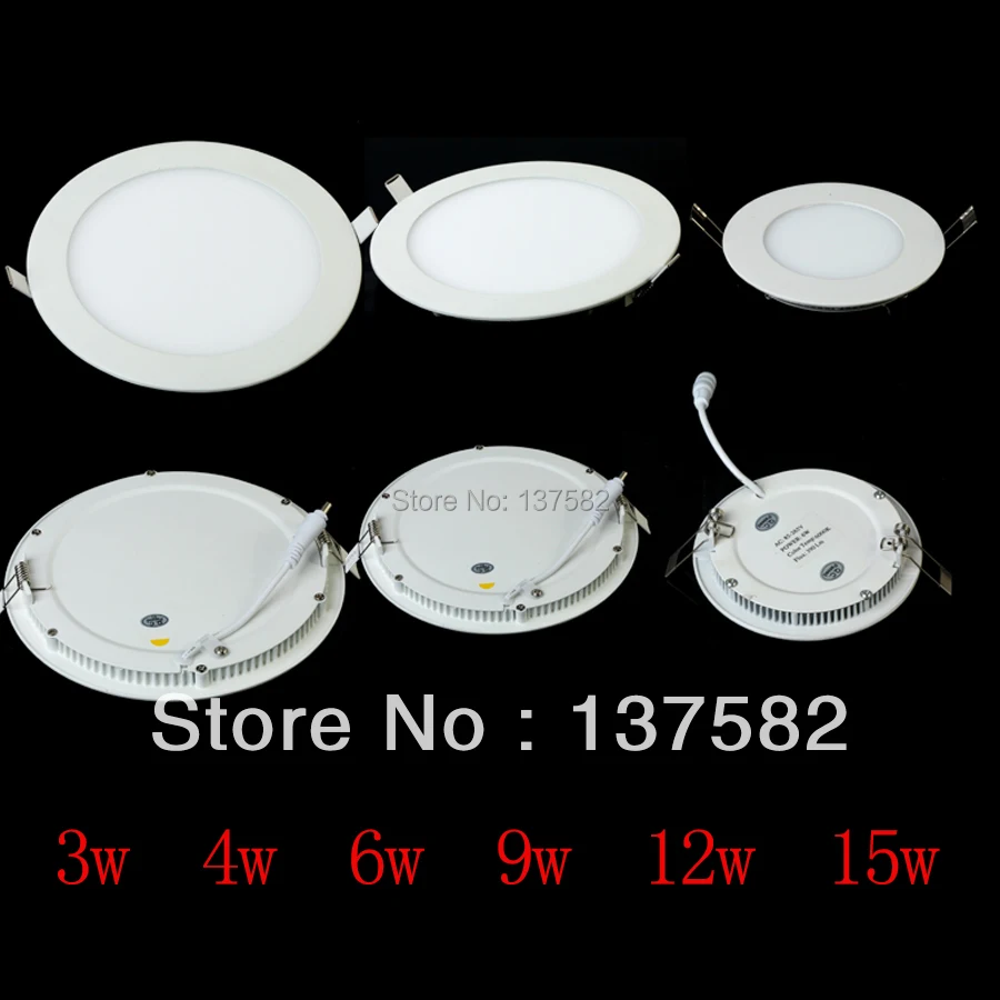 25 Watt Round LED Ceiling Downlight Recessed Kitchen Bathroom Lamp 85-265V LED Light Warm White/Natural White/Cool White