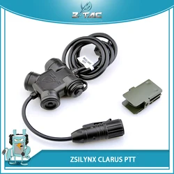Z-TAC Kenwood Motorola Button Tactical Headset Accessories Element Airsoft walkie talkie PTT Military Headset For Hunting