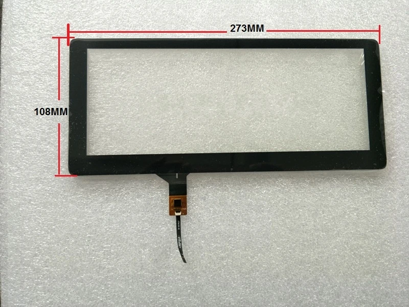 

JTS349-102 емкостный сенсорный экран 6 pin 273*108 мм для автомобильного dvd gps