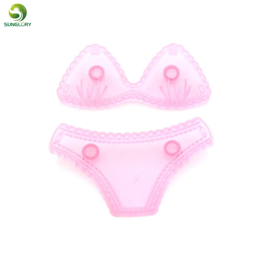 DIY Cupcake Plastic Lady's 2PCS/SET Fondant Bikini Cake Mold Bra And Underpants Cookie Cutter Lingerie Baking Tools For Cakes